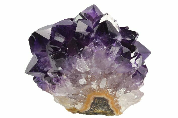 Dark Purple, Amethyst Crystal Cluster - Uruguay #122083
